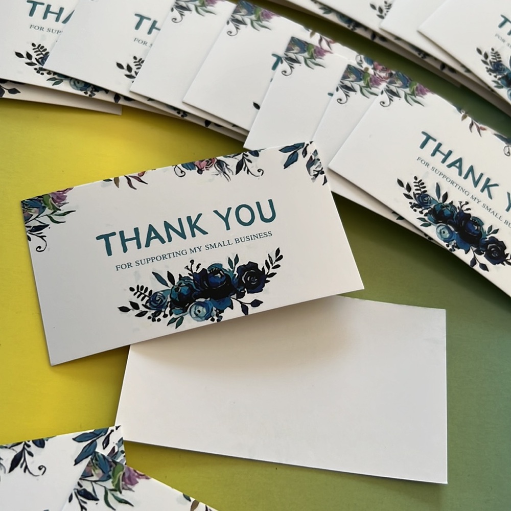 3/25$ 25 pcs Thank You Cards / Business Cards